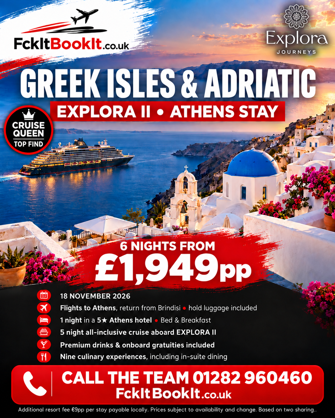 Athens Stay & Greek Isles Cruise — EXPLORA II